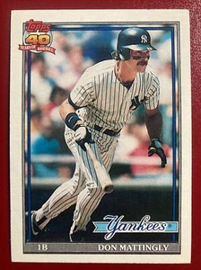 1991 Topps - Don Mattingly #100 (10 Hits in 1990) - Picture 1 of 3