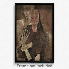 Egon Schiele - Self-Seer II (Death and Man) Print 11x17 Art Poster
