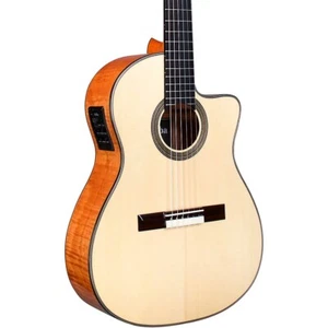 Cordoba 14 Maple Fusion Spruce Top Acoustic-Electric Guitar Natural - Picture 1 of 5