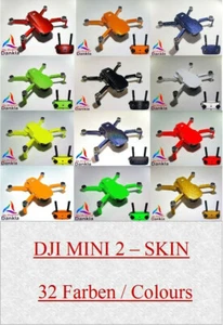 DJI MINI 2 - SKIN - 32 Farben/Colours - Wrap - Decal - Folie - Foil - Picture 1 of 242