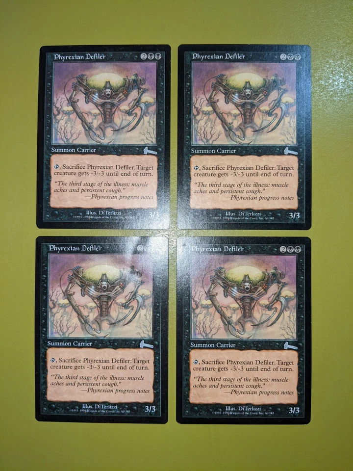 Phyrexian Defiler x4 Urza's Legacy 4x Playset Magic the Gathering MTG - Image 1 of 1