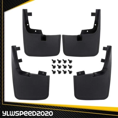 Guardabarros delanteros contra salpicaduras sin guardabarros aptos para Ford F150 2015-2018 Foto 1 de 4