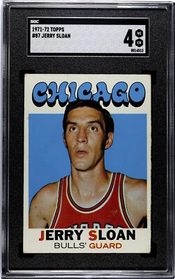 1971-72 TOPPS JERRY SLOAN CHICAGO BULLS #87 SGC 4 8014513 - Image 1 of 2