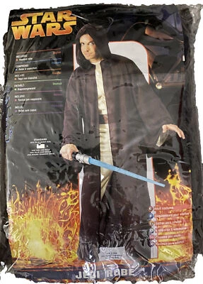 Star Wars Jedi Bata Mago Disfraz Marrón Mediano Se Ajusta Hasta Talla 44 Chaqueta Larga Foto 1 de 4
