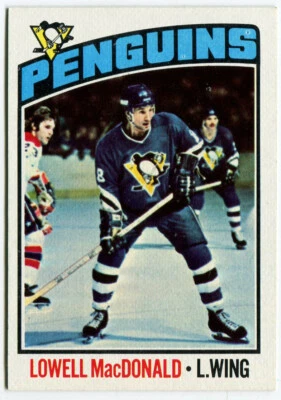 1976-77 Topps #33 Lowell MacDonald Pittsburgh Penguins - Image 1 of 2