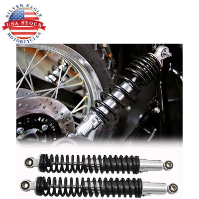 2PCS 400mm Air Shock Absorber Suspension Rear For Honda XL100 XL125 XL185 TL125 - Image 1 of 4