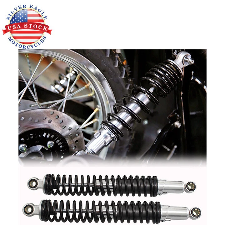 Amortiguador de aire trasero 2 piezas 400 mm suspensión trasera para Honda XL100 XL125 XL185 TL125 Foto 1 de 4