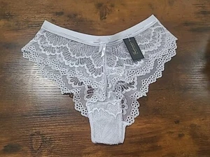 NWT Frederick's Of Hollywood Size Medium white Caroline white Lace Panty#2 - Picture 1 of 9