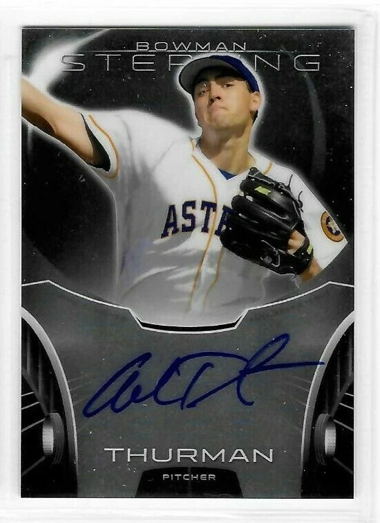 Andrew Thurman 2013 Bowman Sterling AUTO RC Houston Astros - Image 1 of 1