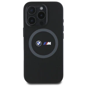 BMW iPhone 16 Pro Max MagSafe Hülle Case Cover Signature M Silicone Microfiber - Bild 1 von 8