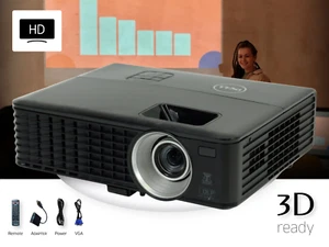 DLP Projector For Stunning Presentations 2700 Lumens PC 3D Ready 1080i HD USB - Picture 1 of 7