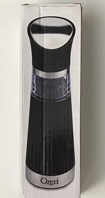 NEW OZERI BLACK PEPPER GRINDER MILL ELECTRIC PRO GRAVATI battery operated OZG4 - Image 1 of 4