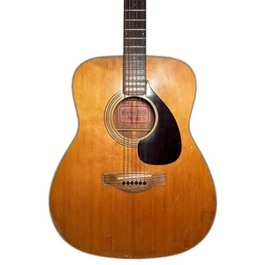 Guitarra Acústica Vintage Yamaha Años 70 Hecha FG-180 Etiqueta Roja Usada - Imagen 1 de 9