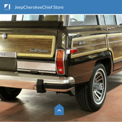 Protectores de rayas Nerf de parachoques OEM - Jeep SJ Grand Wagoneer 1984-91 - Kit trasero solamente Foto 1 de 4