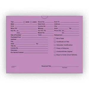 100 Lavender Printed Vehicle Automobile Deal Jackets For Your Dealership DSA-546 - Picture 1 of 1