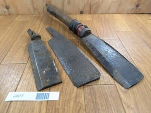 HERRAMIENTA DE CARPINTERÍA JAPONESA VINTAGE DAÑADA ROTA HACHA NATA ONO JUEGO DE HACHA JJ977 - Imagen 1 de 18