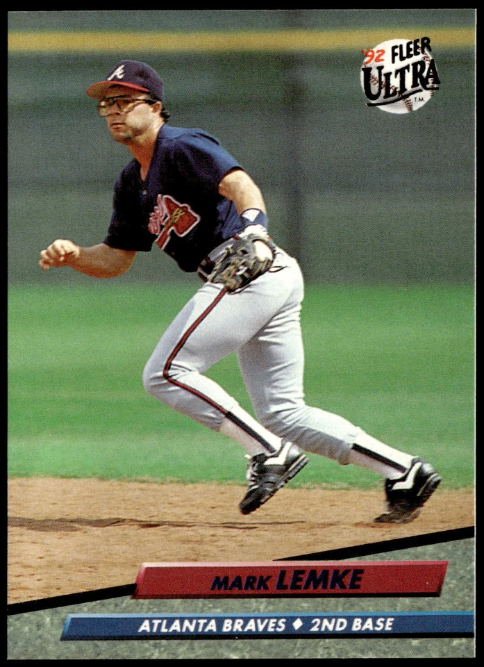 1992 Fleer Ultra #165 Mark Lemke - Image 1 of 2