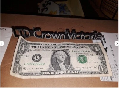 1988-1991 Ford Crown Victoria LTD Vic C стойка паруса крыши эмблема OEM изящный! - Изображение 1 из 2