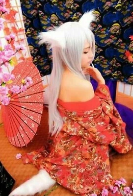 Cola de lobo - Disfraz de Halloween peludo Cosplay Fursuit gato lobo  Foto 1 de 3