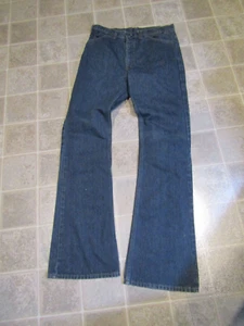 OLD VINTAGE LEVI'S DENIM JEANS SF 207 DARK BLUE PANTS GREAT SHAPE SIZE 34/36 - Picture 1 of 8