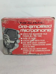 Vintage Realistic CB Radio HAM Microphone Cat. No. 21-1171 - Photo 1/4
