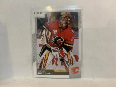 #80 David Rittich Calgary Flames 2020-21 O-PEE-CHEE Hockey Card MQ - Image 1 of 2