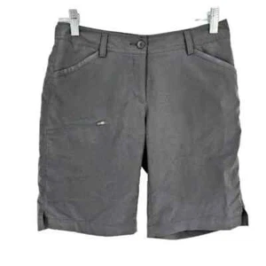 Oobe Arrowhead Utility Shorts 0 Grey Green 9" Hiking Outdoor Polyester Slit Side - Picture 1 of 11