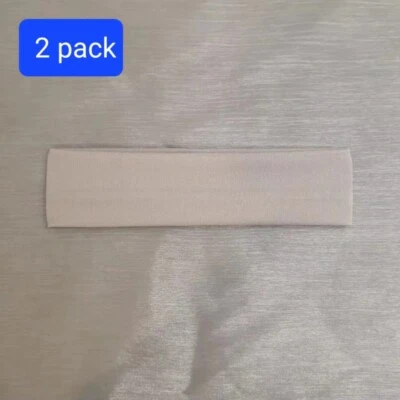 Paquete de 2 diademas elásticas finas deportivas yoga gimnasio banda para el cabello envoltura banda para el sudor para mujeres hombres Foto 1 de 4