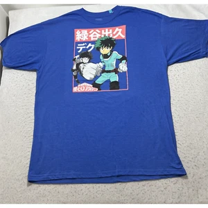 My Hero Academia Men's 3XLT Anime Izuku Midoriya Short Sleeve Graphic T Shirt - Picture 1 of 11