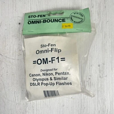 Genuine Stofen  Omni-Flip OM-F1 Omnibounce for DLSR Pop up Flashes - Image 1 of 2