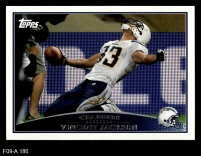 2009 Topps #186 Vincent Jackson Chargers Northern Colorado 8 - NM/MT - Image 1 of 2