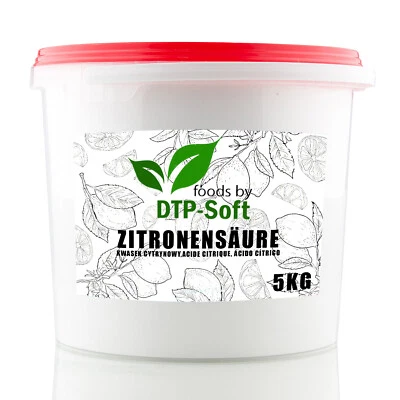 5kg Zitronensäure Entkalker Reiniger E330 Pulver C6H8O7 100% TOP Premium 5 kg - Bild 1 von 4