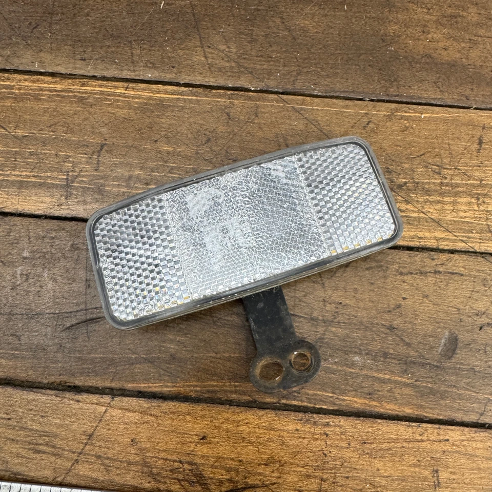 Horquilla delantera reflectora vintage OCC Chopper Schwinn Stingray rectángulo transparente Foto 1 de 4