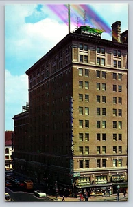 Postal Harrington Hotel Washington D.C. Maryland coches antiguos publicados - Imagen 1 de 2