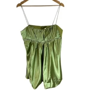MINIVESTIDO CENICIENTA DIVINO VERDE ACANALADO Joyas Mujer’s 3XL - Imagen 1 de 13