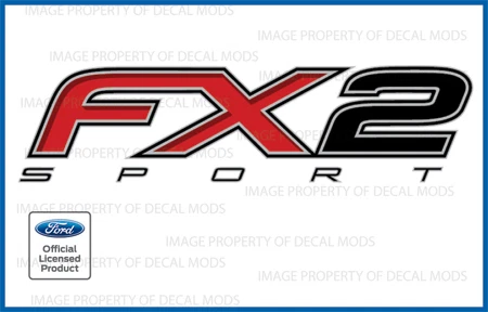 set of 2 2012 2013 2014 Ford F150 FX2 SPORT Decals Stickers Truck Bed Side FH5T0 - Image 1 of 1