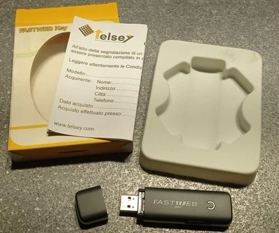 CHIAVETTA INTERNET FASTWEB KEY  HSDPA 7.2Mbps USB MODEM - Immagine 1 di 4