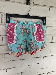 Wild Flowers Girls Shorts Size 6 Floral Boutique - Picture 1 of 6