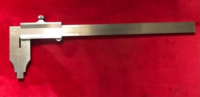 instrument de mesure ancien pied a coulisse ETALON P ROCH ROLLE SUISSE rare - Photo 1/4