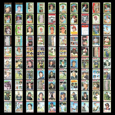 Lote De Colección Medias Blancas de Chicago Sin Duplicados 100 Tarjetas de Béisbol Topps Distribuidor A Granel Foto 1 de 4