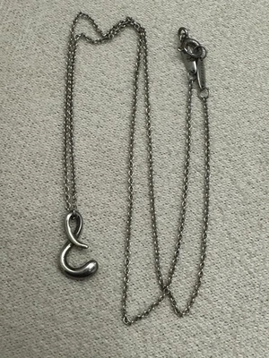 Tiffany & Co Letra S Inicial Plata 925 Peretti Usado Excelente Estado 16 Pulgadas Foto 1 de 4