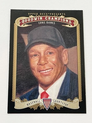 2012 Upper Deck Goodwin Champions #107 - Ernie Banks - Baseball - Image 1 of 2