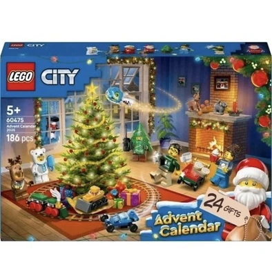 LEGO 60475: 2025 City Advent Calendar Santa/Mrs.Claus Plus 5 Other Minifigures - Image 1 of 3