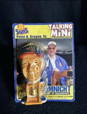 Peter Bragan Sr Talking Mini 2003 Dodgers Jacksonville Suns Not A Bobblehead Foto 1 de 4