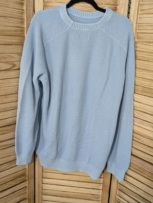 L.L. Женский пуловер Bean Coastal хлопок синий свитер размер XL  - Изображение 1 из 3