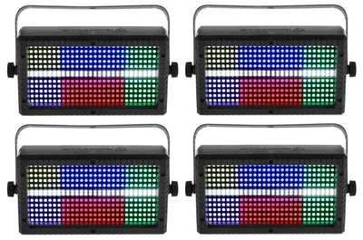 (4) Rockville STAGE PANEL 336 DJ Visual Effect Lights w/DMX/Strobe/Wash/Matrix - Image 1 of 4