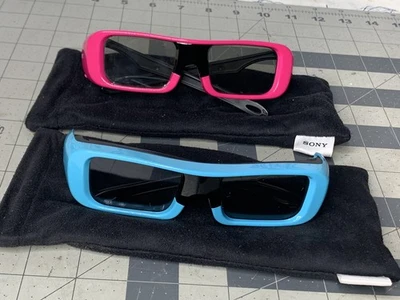 SONY TV 3D Glasses LOT OF 2 TDG-BR50 3D Television Bravia HDTV DC 3V - Image 1 of 4