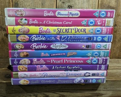 Official Barbie Children's Animation DVD Bundle/Collection/Job Lot x10 - Image 1 of 4