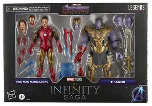 Marvel Legends Infinity Saga Iron Man Mark LXXXV (Mark 85) & Thanos Figure 2-PK - Imagen 1 de 7