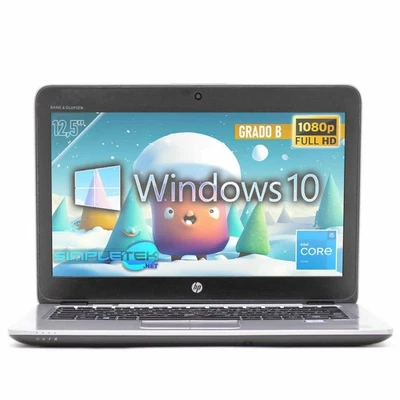 HP 820 G3 Core I5 12,5 " FHD Win10 4gb 240gb Notebook Keyboard Ita Refurbished - Image 1 of 4